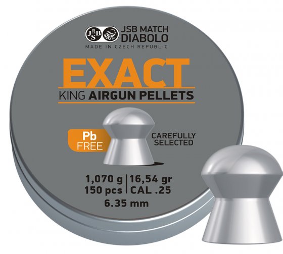 JSB Exact King Lead Free 6,35mm 150ks