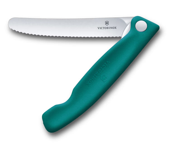 Skládací svačinový nůž Victorinox Swiss Classic Picnic zelený