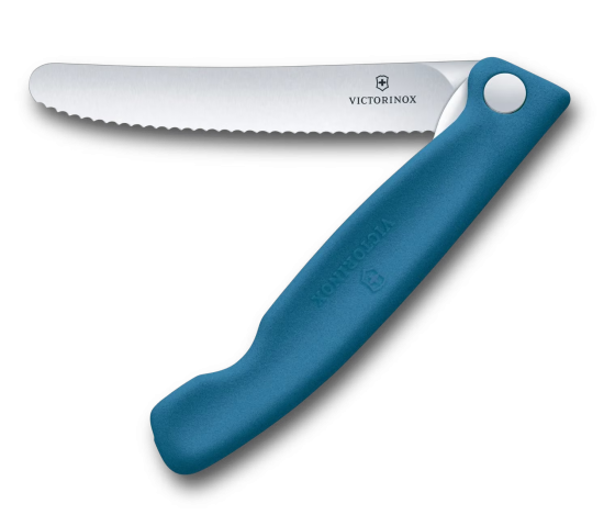 Skládací svačinový nůž Victorinox Swiss Classic Picnic modrý