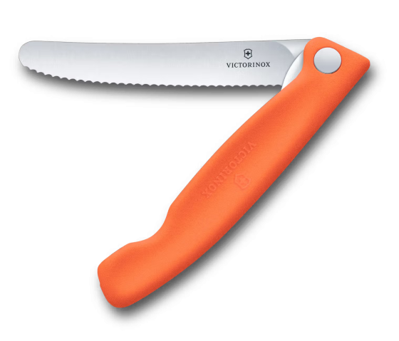 Skládací svačinový nůž Victorinox Swiss Classic Picnic oranžový