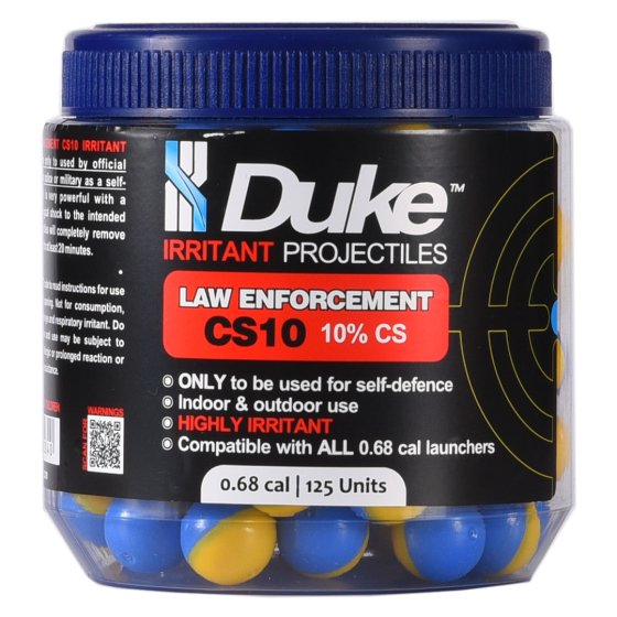 Kuličky Duke CS10 Law Enforcement Irritant Projectile .68 125 ks