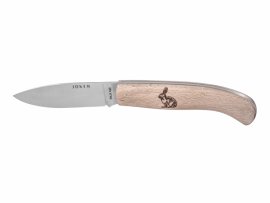 Nůž Joker NH78-7 dřevo motiv zajíce 8 cm
