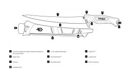 Filetovací Nůž Gerber Controller 254mm