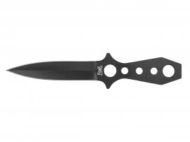 Vrhací nůž Fox Outdoor 22,5cm s pouzdrem, černý