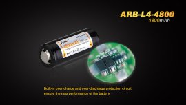 Dobíjecí baterie Fenix 26650 4800 mAh (Li-Ion)
