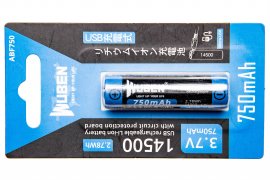 Baterie Wuben 14500B Li-Ion 750mAh
