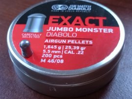Recenze: Diabolo JSB Exact Jumbo Monster 5,52mm 200ks - 1