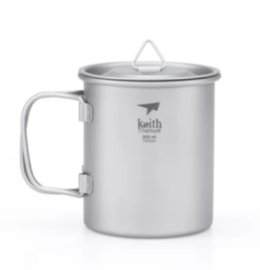 Titanový hrnek Keith s víčkem 300ml 3