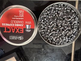 Recenze: JSB Exact Jumbo Express 5,52mm  500ks - 1