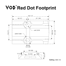Adaptér Vector Optics MOJ/VOD 3