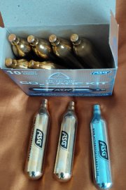 Recenze: Bombičky CO2 ULTRAIR CARE KIT 12g ASG 10ks - 1