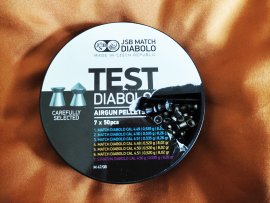 Recenze: JSB Match Test pro pušku 4,5mm 350ks - 1