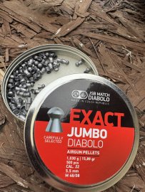 Recenze: Diabolo JSB Exact Jumbo 5,52mm 250ks - 2