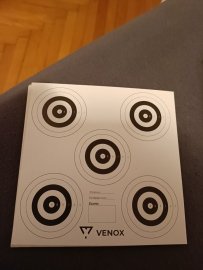 Recenze: Terč Venox 14x14 5 terčů 100ks - 1
