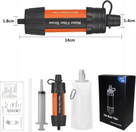 Kapesní filtr na vodu Mini Water Filter 6v1 2