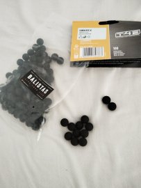 Recenze: Kuličky T4E Rubber Ball RB Prac-Series .50 polymer 100ks - 1