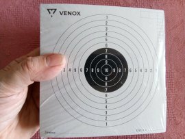 Recenze: Terče vzduchovkové Venox 14x14 100ks - 1