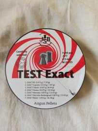Recenze: Diabolo JSB Exact Test pro pušku 4,5mm 350ks - 1