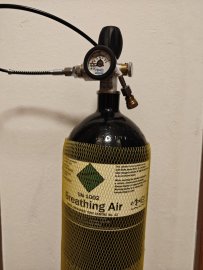 Recenze: 7l Potápěčská lahev s manometrem a hadicí - 1