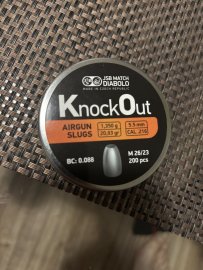 Recenze: JSB KnockOut Slugs 5,49mm 1,350g 200ks - 1