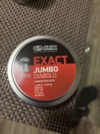 Recenze: JSB Exact Jumbo 5,51mm 500ks - 1