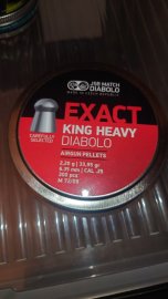 Recenze: Diabolo JSB Exact King Heavy MKII 6,35mm 300ks - 2