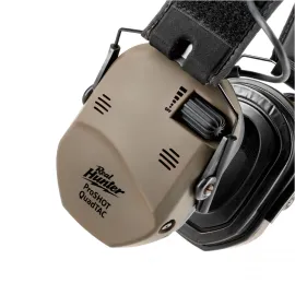 Aktivní střelecká sluchátka RealHunter Active ProSHOT QuadTAC FDE 2