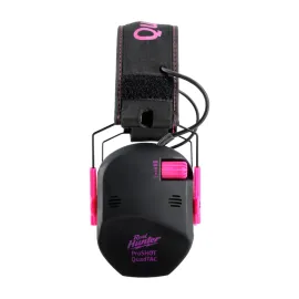 Aktivní střelecká sluchátka RealHunter Active ProSHOT QuadTAC Devil Pink 3