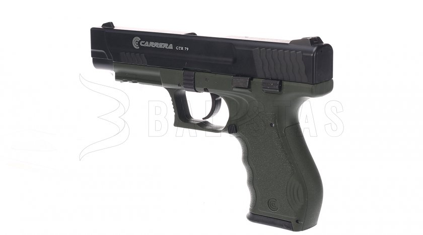 Plynová pistole Carrera GTR79 zelená/černá cal.9mm 5