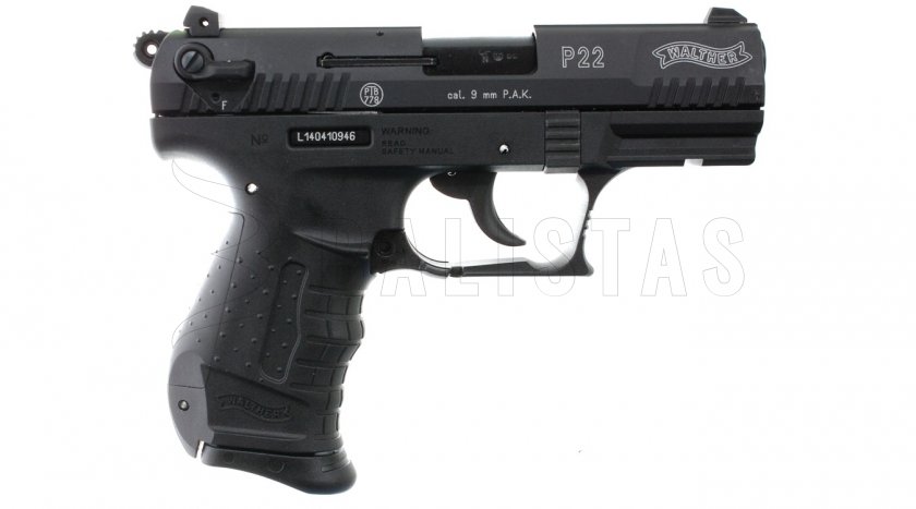 Umarex Walther P22 černá cal.9mm