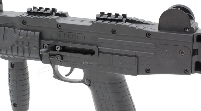 Ekol ASI černá Sklopná Pažba cal.9mm