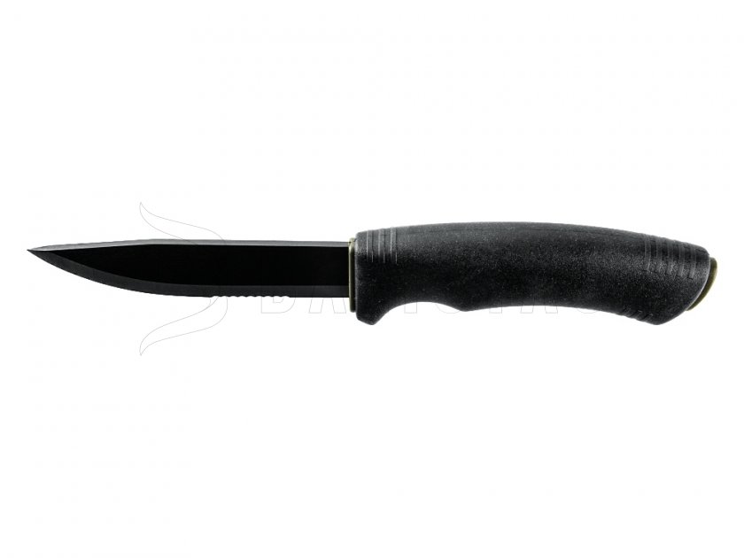 Nůž Morakniv Bushcraft SRT černý zoubkovaný
