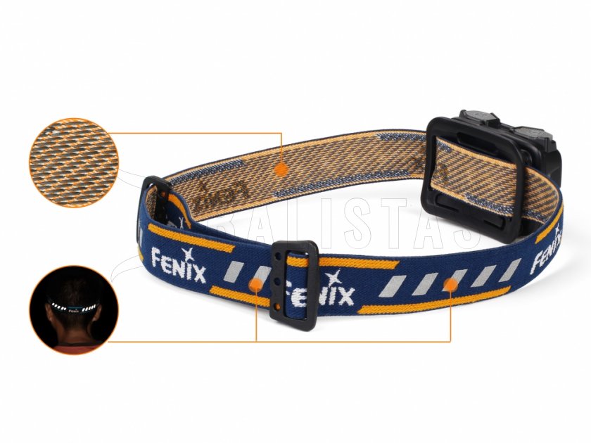 Čelová diodová svítilna Fenix HL32R šedá
