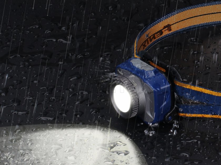 Čelová diodová svítilna Fenix HL40R modrá