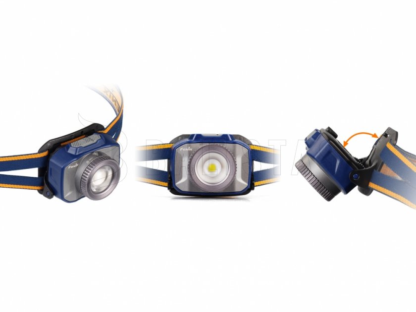 Čelová diodová svítilna Fenix HL40R šedá