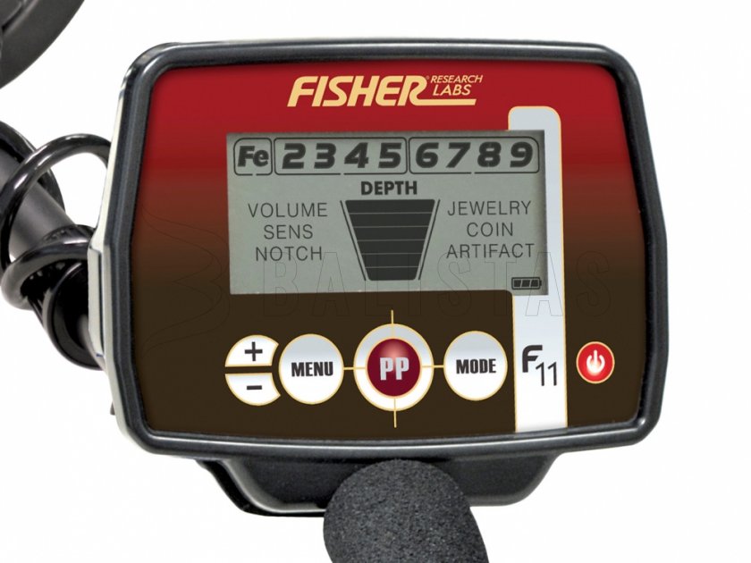 Detektor kovů Fisher F11 7''