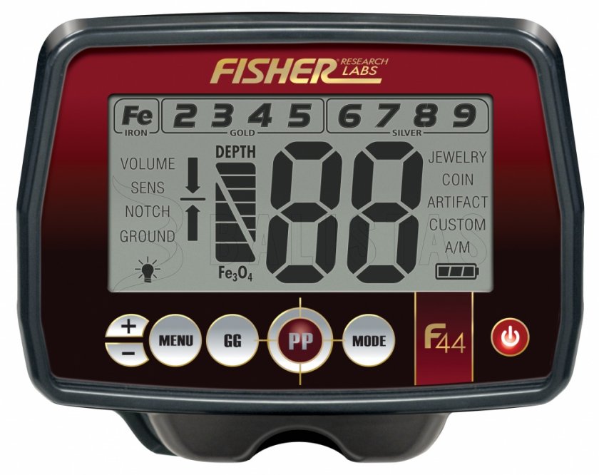 Detektor kovů Fisher F44 11'' DD