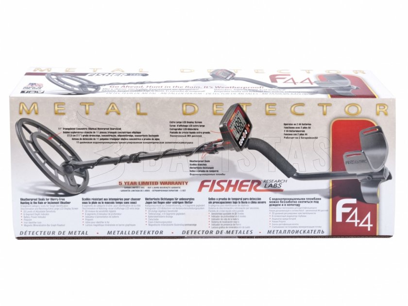 Detektor kovů Fisher F44 11'' DD