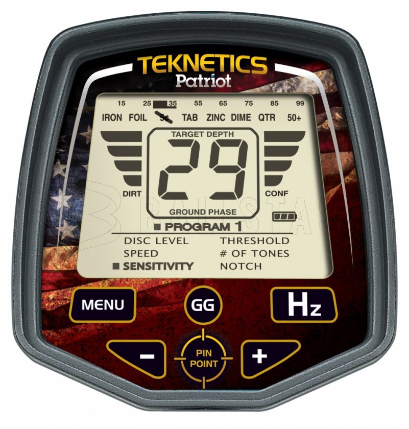 Detektor kovů Teknetics Patriot 3