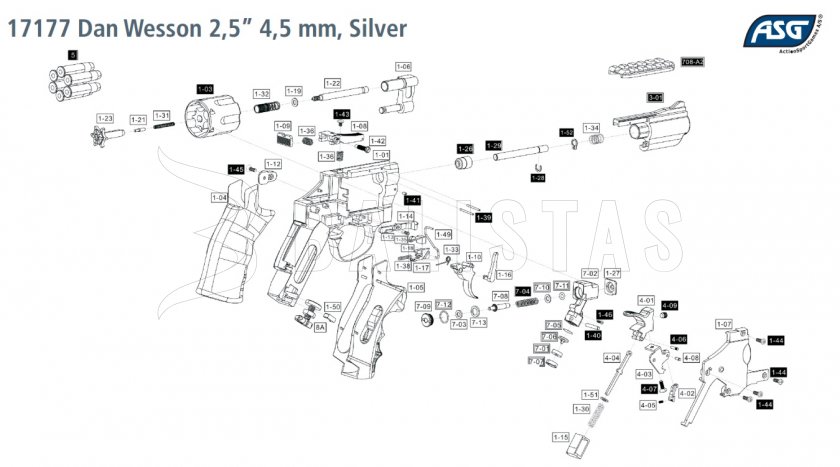 ASG Dan Wesson 2,5" 4,5mm