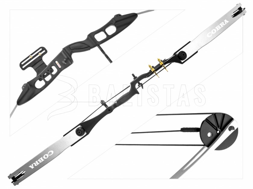 Luk Perfect Line Cobra kladkový 55lb stříbrný
