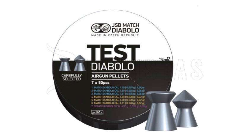 JSB Match Test pro pušku 4,5mm 350ks