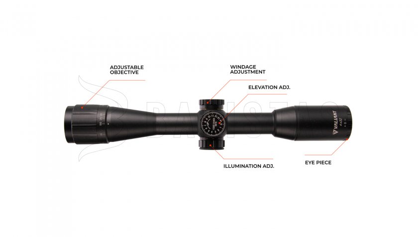 BAZAR - Valiant Lynx 6x40 AOSIR Mil-Dot