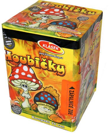 Pyrotechnika kompakt 16ran / 25mm Houbičky