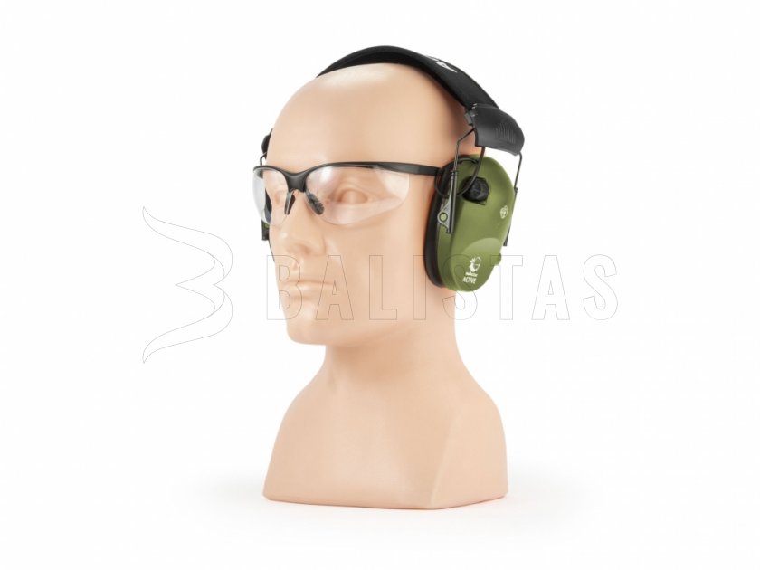 Sluchátka RealHunter Aktivní Pro Zelené + Brýle