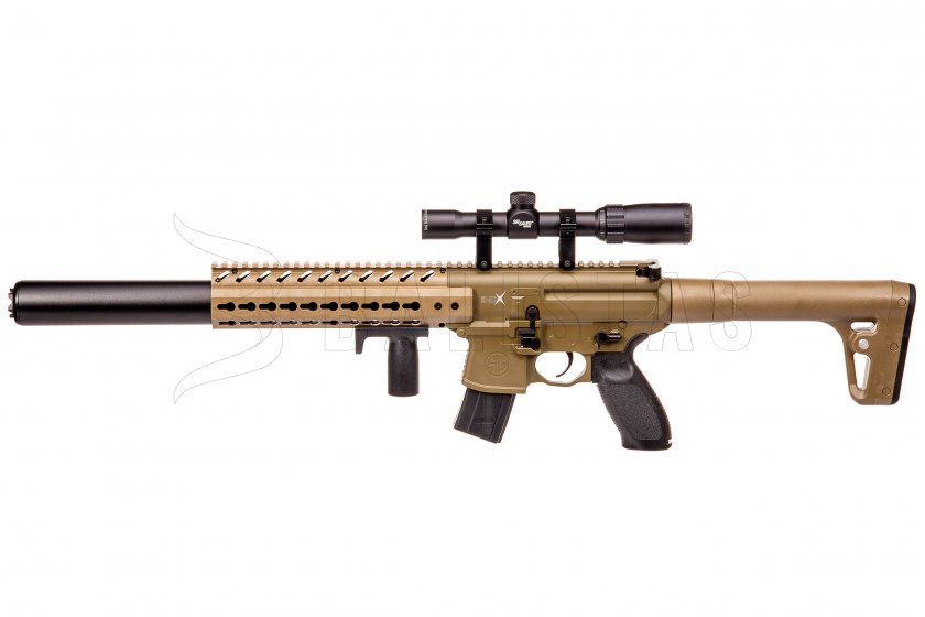 Vzduchovka Sig Sauer MCX FDE 4,5mm s puškohledem