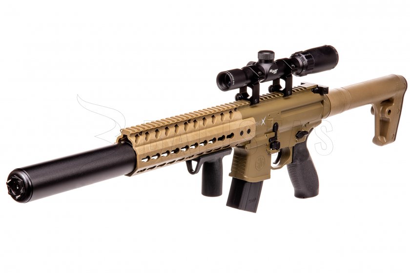 Vzduchovka Sig Sauer MCX FDE 4,5mm s puškohledem