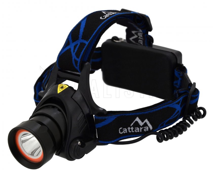 Čelovka LED 400 lm (1x XM-L+15x SMD)