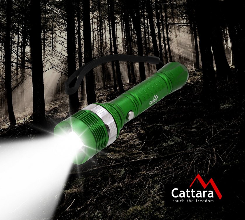 Svítilna ruční LED 150 lm ZOOM 3 funkce