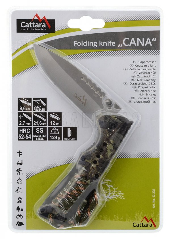 Nůž zavírací Cana s pojistkou 21,6 cm